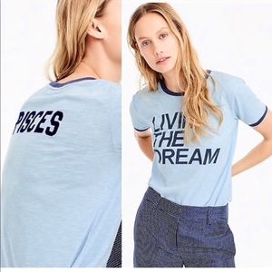 Exclusive astrological sign Pisces tshirt Jcrew